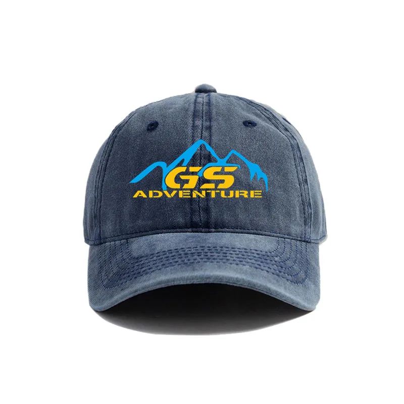 Бейсболки GS Adventure Потертые Кепки Кепка Мужчины Женщины Ретро Открытый Воздух Летние Регулируемые Кепки Отдых На Природе Защита от Солнца