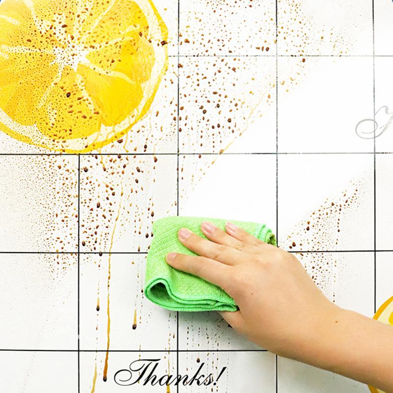 Свежий лимонный узор, утолщенные самоклеящиеся обои, ремонт, внутренняя кухня, ПВХ, водонепроницаемая, маслостойкая наклейка