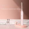 Ultrasonic Sonic Electric Toothbrush Rechargeable USB for Adults 6 Modes Smart Tooth Brushes IPX7 Waterproof 4 Replacement Heads