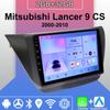 Android Carplay автомобильное радио для Mitsubishi Lancer 9 CS 2000-2010 мультимедийный проигрыватель головное устройство стерео GPS навигация BT WIFI 2+32 ГБ