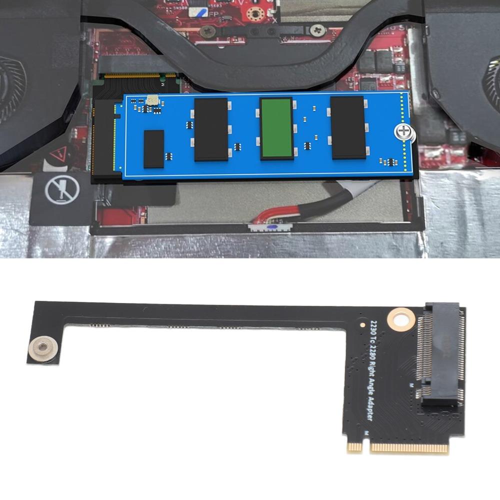 Плата расширения SSD 90 градусов Высокопроизводительный стабильный NVME-адаптер для портативной консоли Rog Ally Преобразование 2230 в 2280