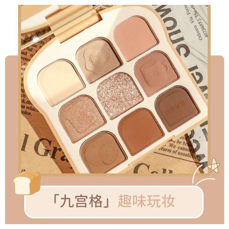 NOVO - 9 Colours Soft Toast Eyeshadow Palette - 3 Shades