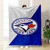 Toronto Blue Jays Logo Blanket Design Patterned blanket, flannel, suitable for all seasons, home decor, warm and cozy