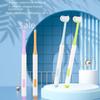 Douyin Popular Three-Sided Soft Bristle Toothbrush for Adults – Gentle Macaron Clean & Tooth Protection.
