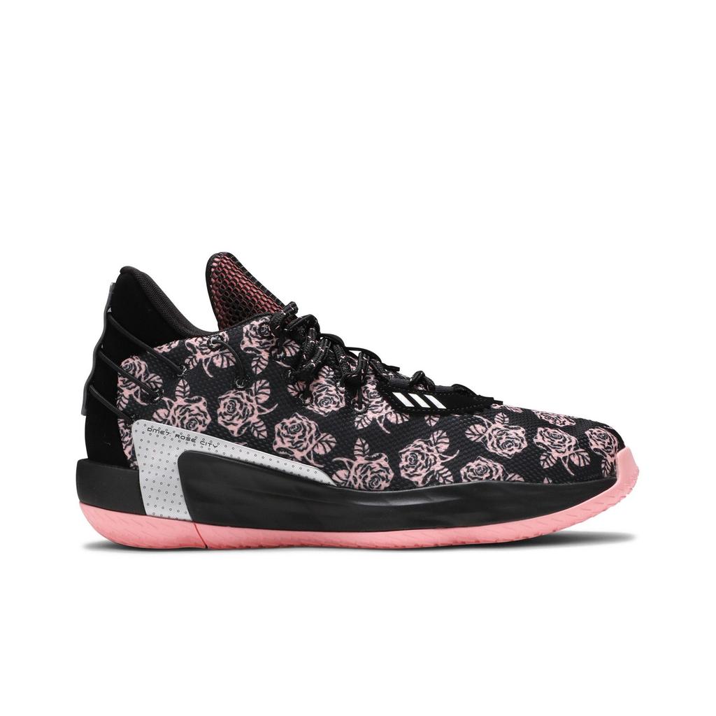 adidas Dame 7 'Rose City' (Unisex) Core Black / Glow Pink / Silver Metallic Basketball Shoes FZ1092