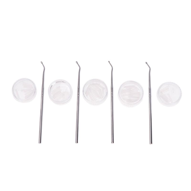 Крючок для ухода за вросшими ногтями, двухсторонний, для коррекции вросших пальцев ног, пилка для маникюра и педикюра, инструмент для ухода за чистыми ногтями ног