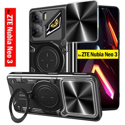 Чехол для ZTE Nubia Neo 3 Чехол с магнитной подставкой-кольцом, с защитой камеры-слайдером, чехол для телефона для ZTE Nubia Neo3 Capa