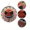 Orange Black Wind Chime Outdoor Garden Decor No Electricity Needed Wall Hanging 3D Woven Wind Bell for Yard Patio Home Gift Halloween Thanksgiving