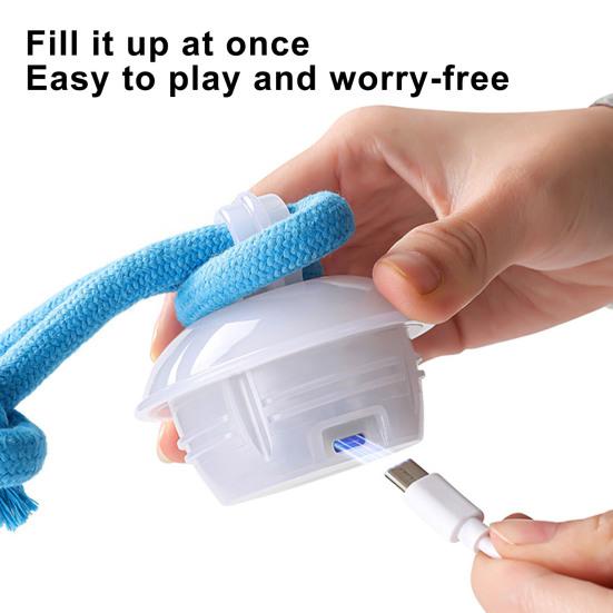 Интерактивная игрушка для собак, мяч, активируемый прикосновением, катящийся, пищащий, автоматически движущийся, злой