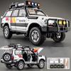 Новая 1/24 Toyota Land Cruiser LC80 литая модель автомобиля из металла внедорожники модель автомобиля звуковая и световая имитация детская игрушка подарок