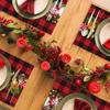 Christmas Placemats Cartoon Party Insulation Dining Table Christmas Atmosphere Placemats
