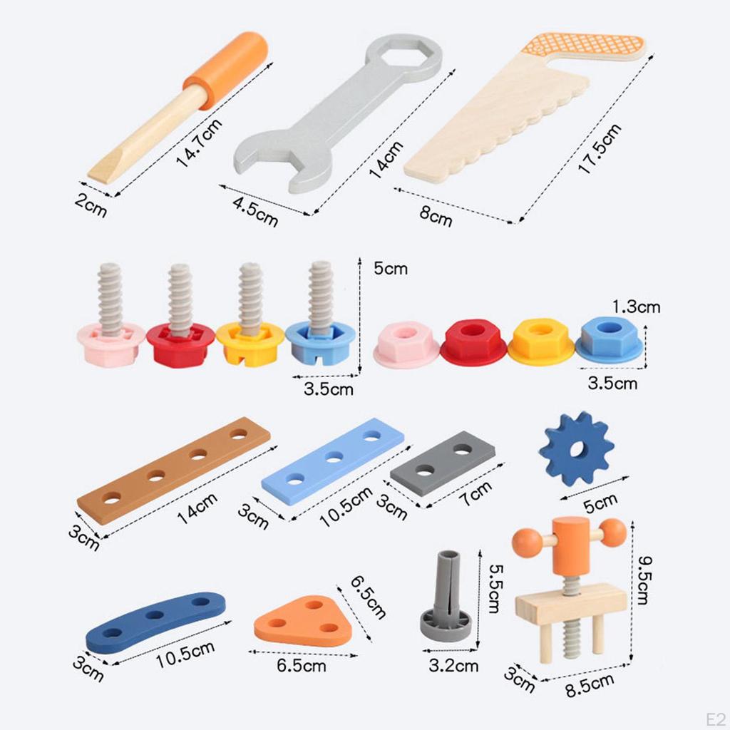 Деревянная строительная игрушка, детский набор инструментов, ролевые игры, наборы игрушек для детей
