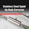 NEW Squid Hook Corrector Stainless Steel Octopus Hook Straightening Tool Portable For Fishing Squid Bait Hook