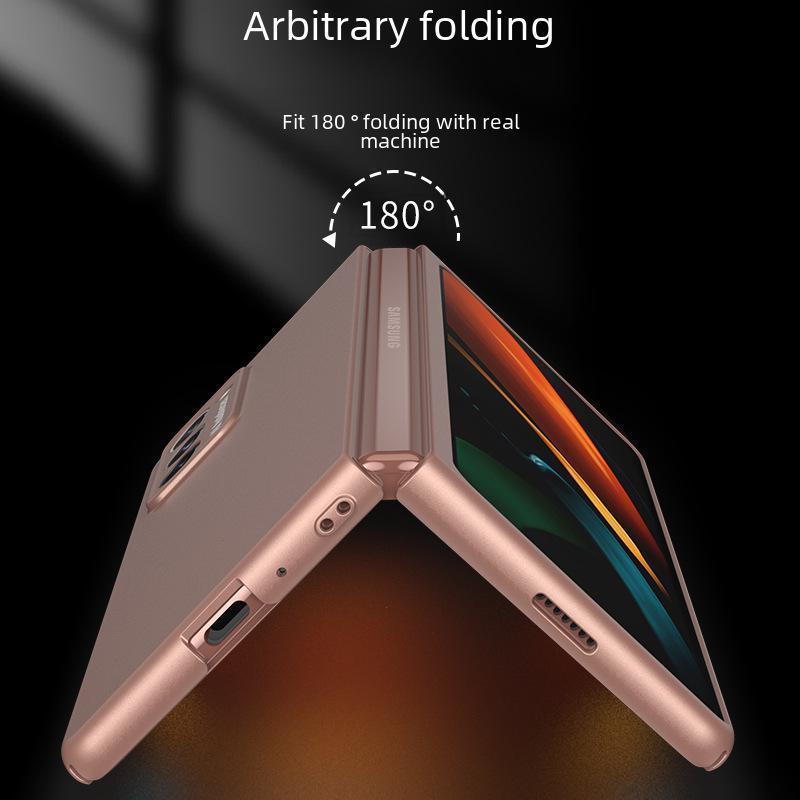Чехол для Samsung Fold2/W21 с полной защитой и интегрированной матовой стеклянной пленкой