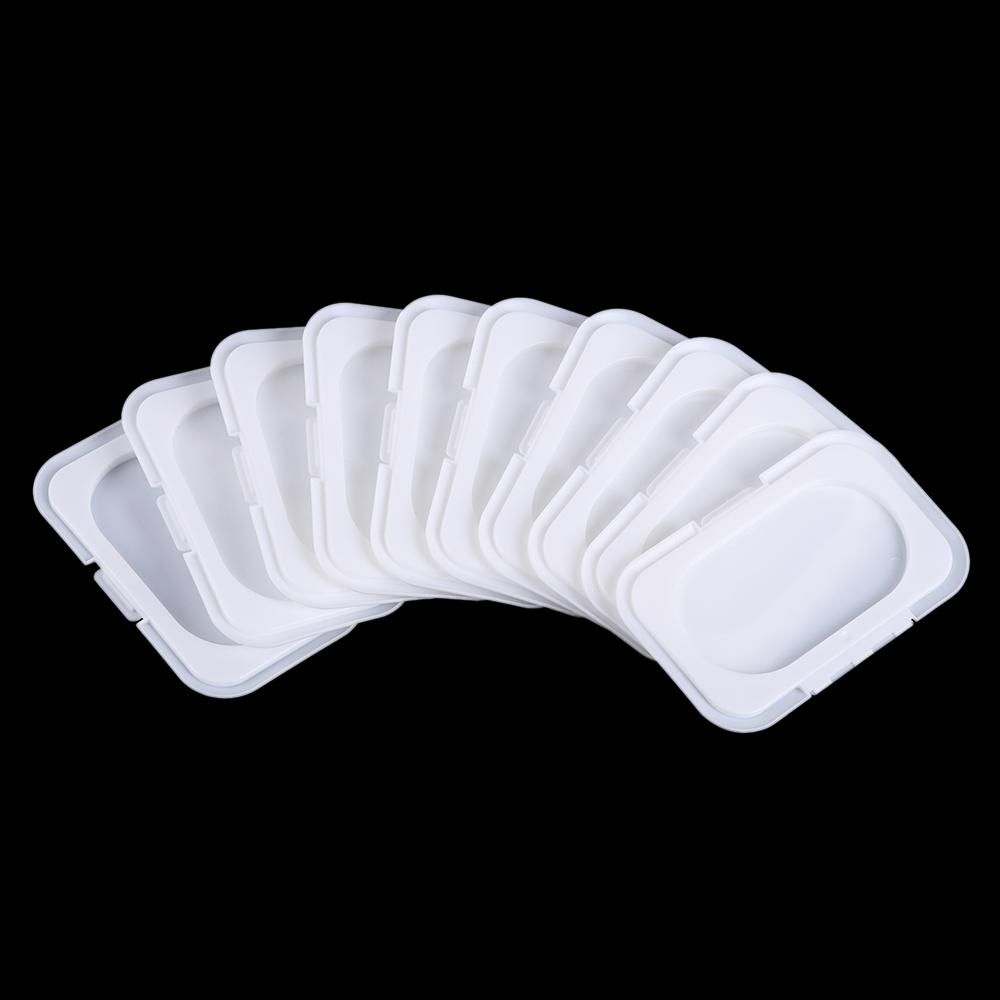 1/5/10 pcs Useful Portable Child Tissues Cover Flip Cover Reusable Baby Wipes Lid