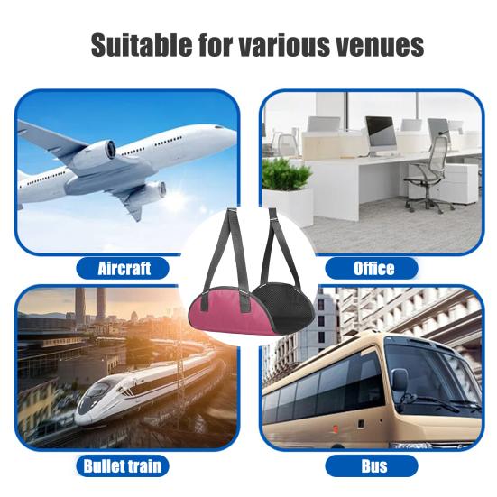 Длина гамака для ног в самолете Регулируемая длина дышащий сверхмощный высокоскоростной поезд Снятие усталости Подставка для ног Подвесной гамак под столом Все необходимое для путешествий