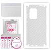 apgo Protective Skin Sticker for the Back+sides Compatible with Samsung Galaxy S20 Ultra, Full Wrap Film, Foil, Vinyl - Pattern Transparent Carbon