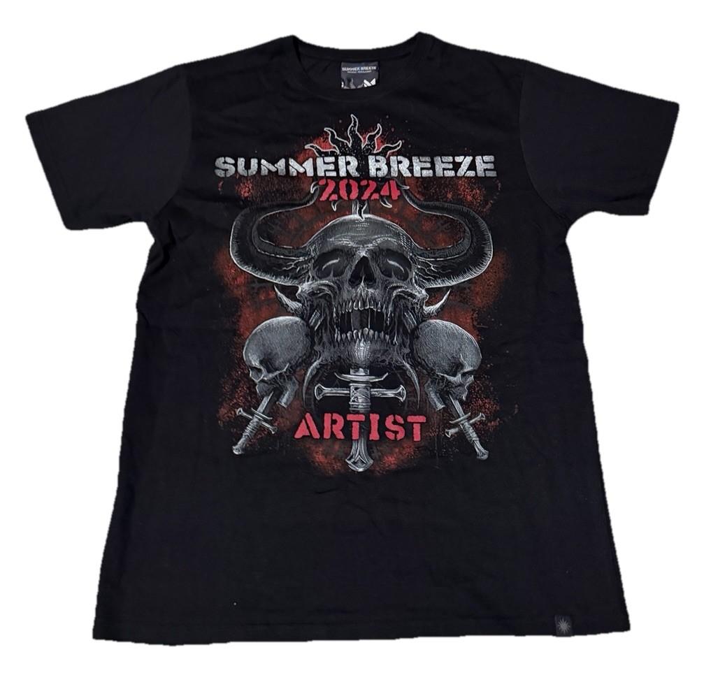 SummerBreeze Artist 2024 Musical Festival Concert Size Medium Black T-Shirt Unisex T-Shirt