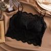 Bralette Top Camisole Padded Crop Top Sexy Lingerie Lace Tank Camisoles for Women Fashion Balck White Strap Camis Sleep Tops