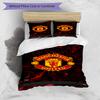 3pcs Duvet Cover Set (1*Duvet Cover + 2*Pillowcase, Without Core),Football United F.C Print Bedding Set, Bedroom Decor, All‑Season, Birthday Gift