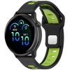 Силиконовый ремешок 20 мм 22 мм для Garmin Forerunner 245 645 255 265 с горизонтальной полосой, двухцветный, дышащий.