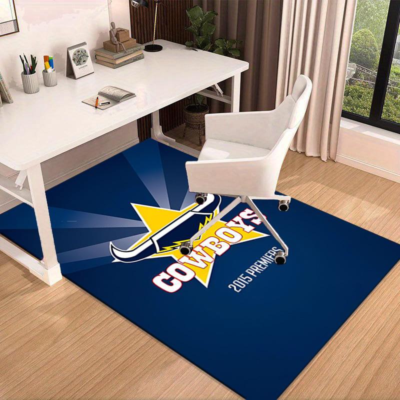 North Queensland Rugby Area Rug Office rug, Chair Rug, Decor Carpet Livingroom bedroom Mat, Large Size Fan gifts Christmas gifts
