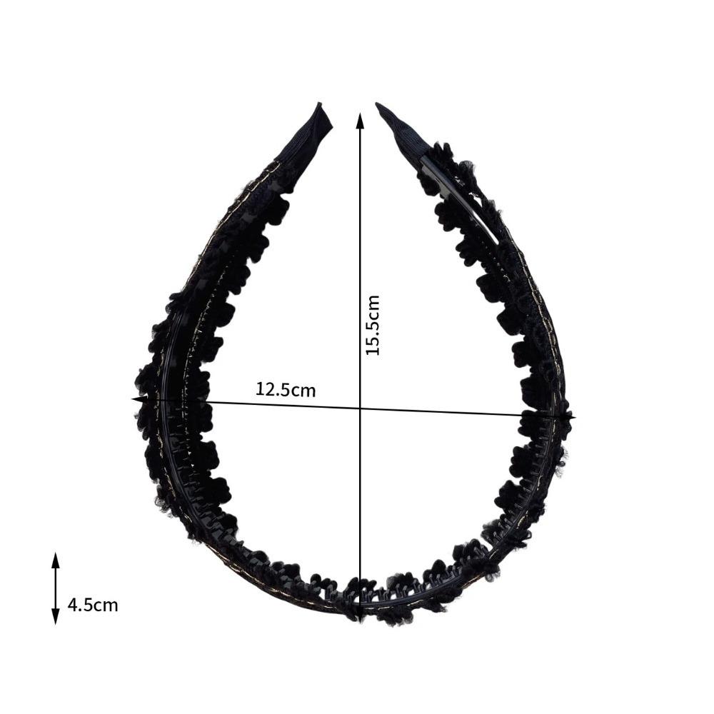 Retro Style Head Hoop Boho Headdress Hair Accessories Embroidery Headband  Women Girls