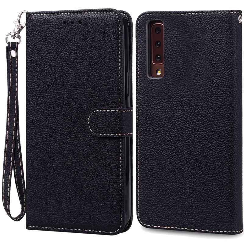 For Samsung Galaxy A7 2018 Case Galaxy A 7 2018 Cover Luxury Leather Flip Case For Samsung Galaxy A7 2018 SM-A750F Phone Cases