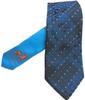 Super Mario Brothers Necktie Cute Character Necktie Silhouette Light [Shikisai Shop] (Silhouette Blue)