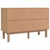 Vidaxl Szafka Z Szufladami Otta, Brązowo-Szara 111X43X73,5 Cm, Sosna