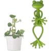 1/2/4PCS Universal Frog Plant Supports Green Frog Flower Pot Hugger Frog Plant Stand  Garden Decor