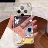 Гелевый чехол для Vivo Y300 Pro Y300 Pro+ T4 Capa Прозрачный силиконовый мягкий ТПУ задняя крышка для Vivo IQOO Z10 Милый чехол для телефона с кроликом и кошкой