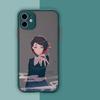 Чехол для телефона Enmu Demon Slayer с аниме для IPhone 14 13 12 11 Mini Pro Max XS X Max XR 8 7 Plus SE 2022, цвет кожи, чехол для телефона