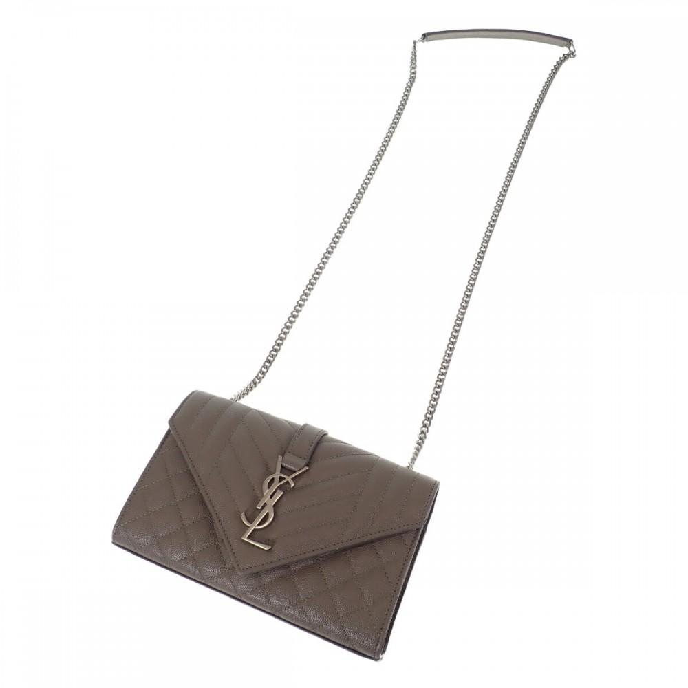 SAINT LAURENT  600195BOW961545 Shoulder Bag gray Women