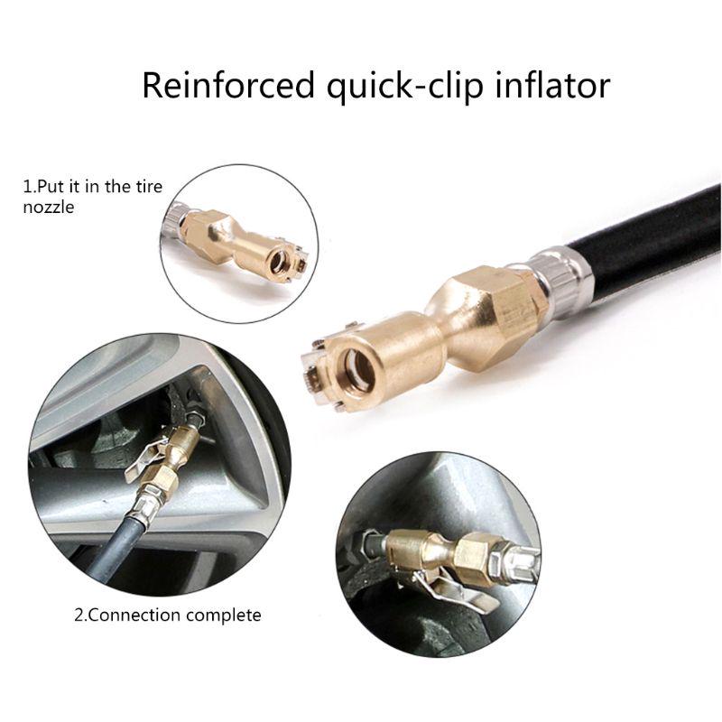 Цифровой насос для накачивания шин с манометром 200 фунтов на квадратный дюйм, воздушный патрон для грузовика, автомобиля, велосипеда