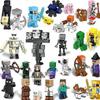29PCS Minecraft Steve Villagers Animal MiniFigures Toys