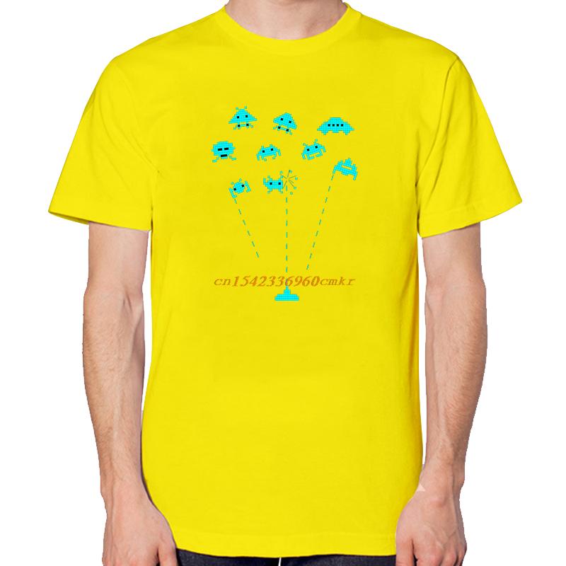 Battle With Space Invaders Classic Game Graphic T Shirts Tees Tops Cotton New Shirts And Tshirts Unisex Oneck Print T Shirt