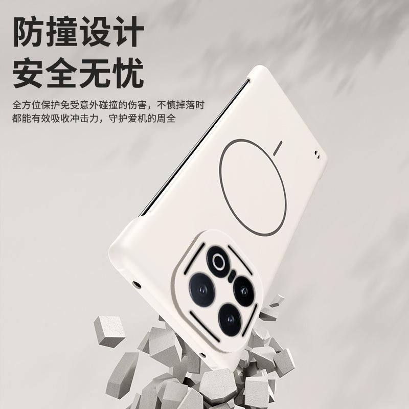 Ультратонкий безрамочный чехол для телефона VIVO iQOO15 с магнитной застежкой X300 Y500, дышащий, с теплоотводом V60, защитный чехол