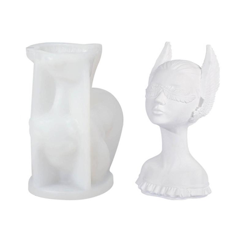 3D Девушка Силиконовая Форма DIY Изготовление Человеческого Тела Ароматное Мыло Гипсовые Формы Украшения Для Дома Подарки Ручной Работы