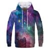 Space Galaxy Sweatshirt Men 3D Print Hoodie Men Women Loose Hoodie Vintage Kids Hoodie Long Sleeve Coat Purple Nebula Clothing