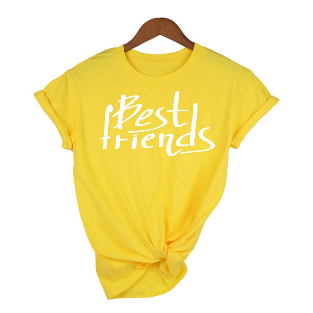 Best Friends T Shirt Women T Shirts Women Vintage Tshirts Women O Neck Short