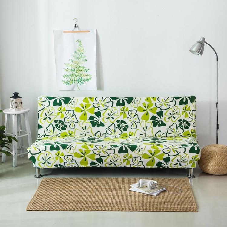 Full Coverage Elastic Sofa Bed Cover, Armless Sofa Cover, Cross-border Sofa Bed Dust Cover