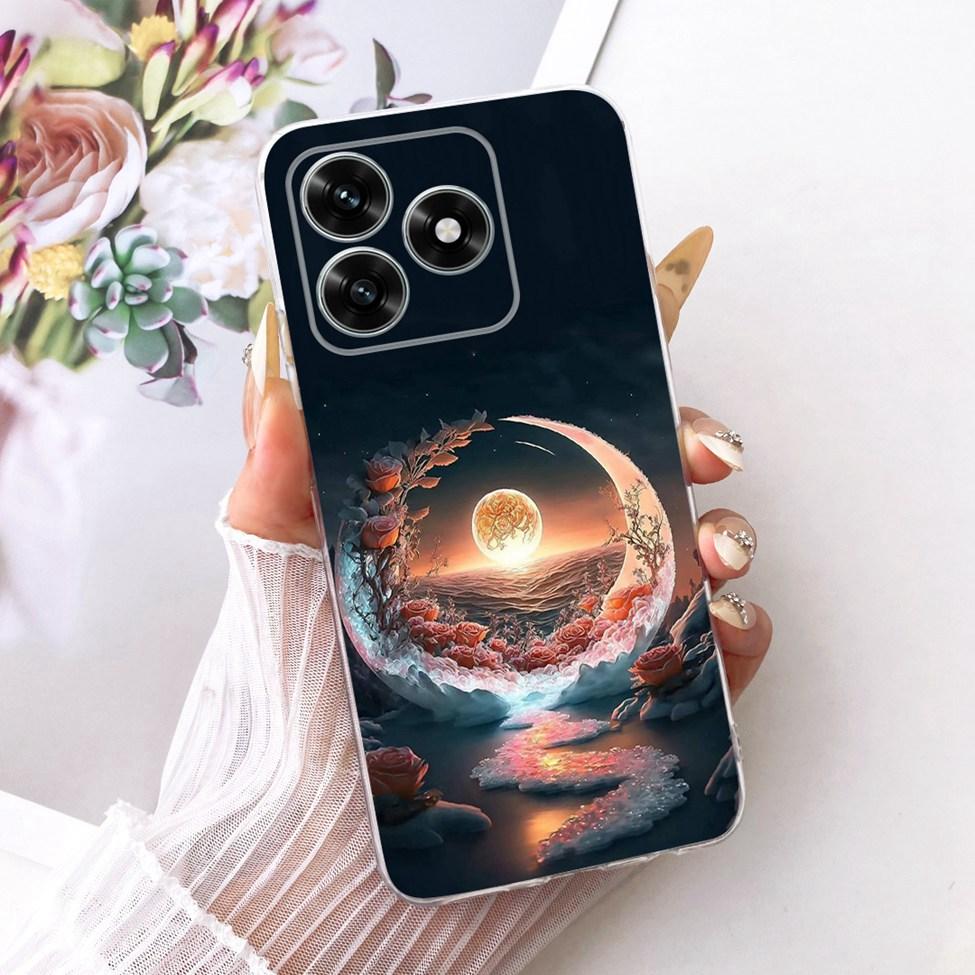 Case For Honor X5C Plus Cover Transparent Luxury Cute Cat Fashion Butterfly Cool Painted Casing For Honor X5cPlus