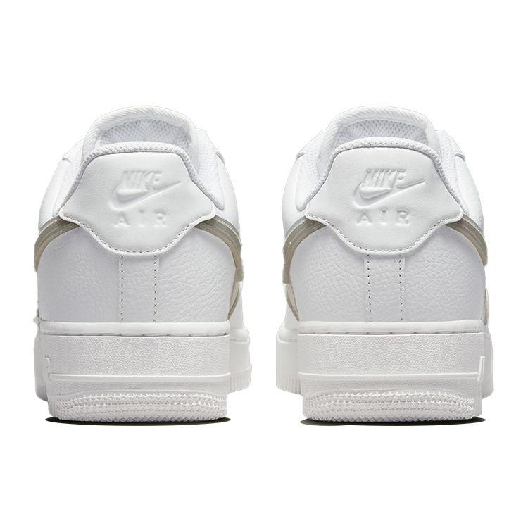 Nike Air Force 1 07 Essential Summit Белые женские кроссовки Dusty Sage Grey-Fog DH4407-101