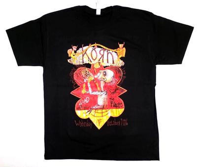 Футболка KORN Fillmore 1996 Nu Metal Альтернативный рок Мужская Новая
