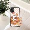 Kawaii M-Molangs Phone Case for iPhone 16 15 14 11 12 13 Pro Max X XS Translucent Matte Cover