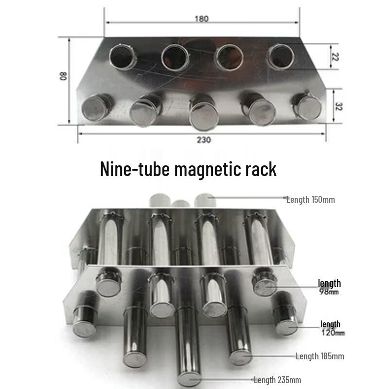 Multi-Tube Industrial Magnetic Filter Rack