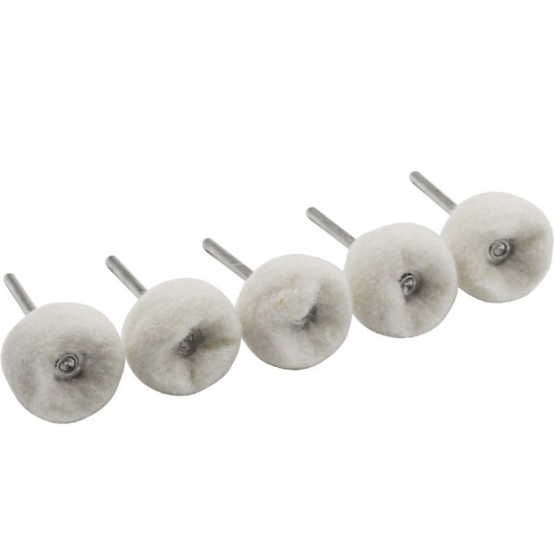 5 шт., 3 мм, шерстяной фетр, полировальный круг, абразивная щетка, шлифовальный полирующий круг