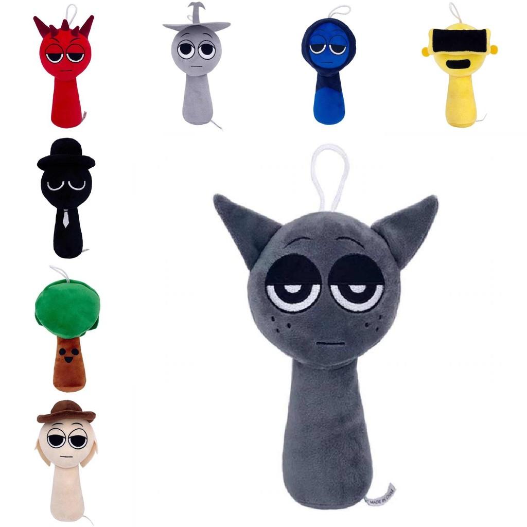 Плюшевая игрушка Sprunki Incredibox Мультяшная мягкая кукла Игровая декорация Периферия