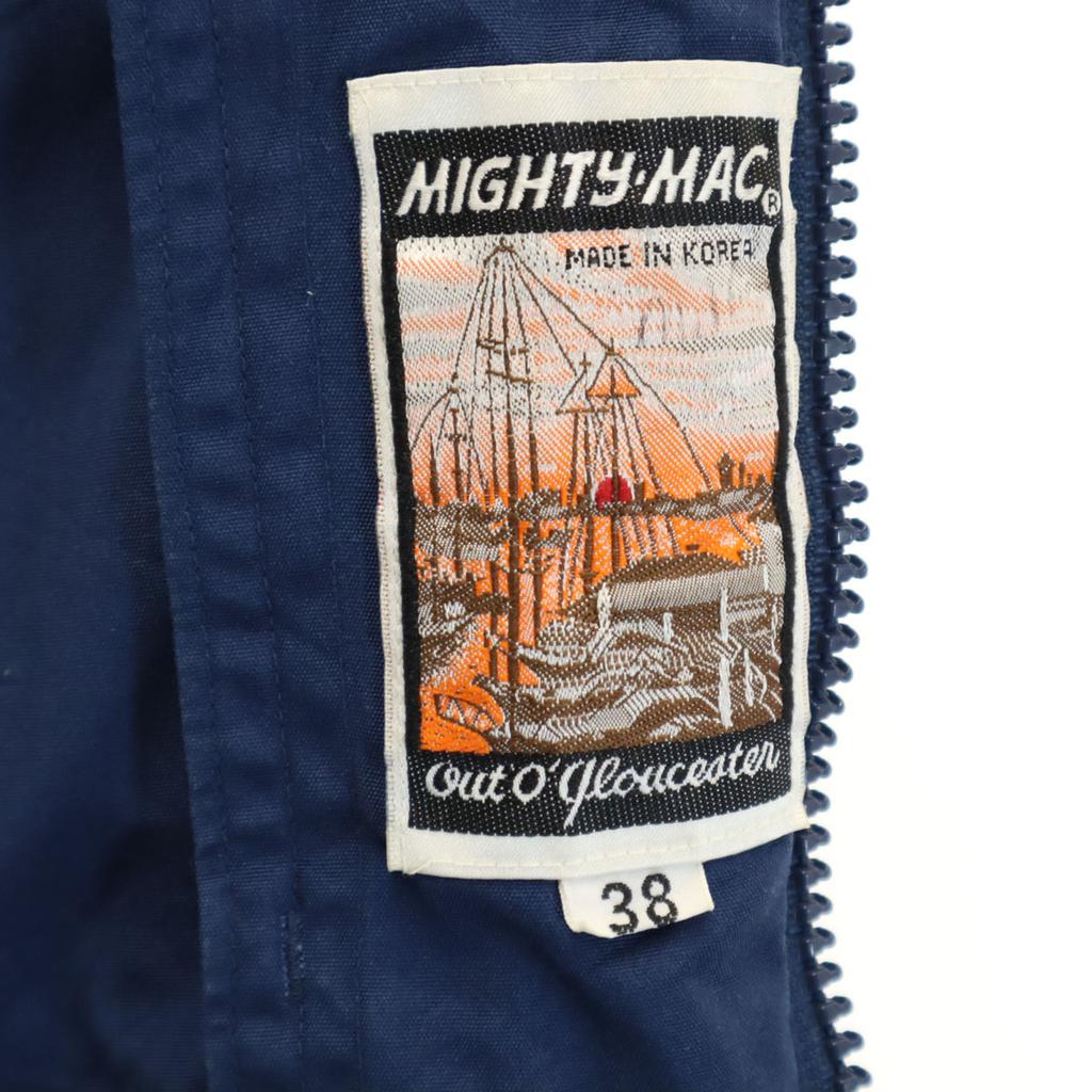MIGHTY MAC 80-е винтажный Блузон 38 Темно-синий Куртка Мужская Б/У